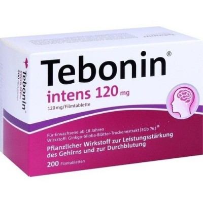 Фото препарата Тебонин Tebonin Intens 120MG 200 Шт.